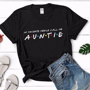 Auntie Friends T Shirt, Friends TV Show Shirt, Birthday Shirts Gift For Women